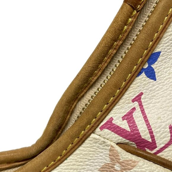 Auth LOUIS VUITTON Chrissie MM M40311 Blanc Monogram Multicolore SP2100 - Picture 13 of 16